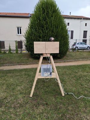 Arrière du photobooth